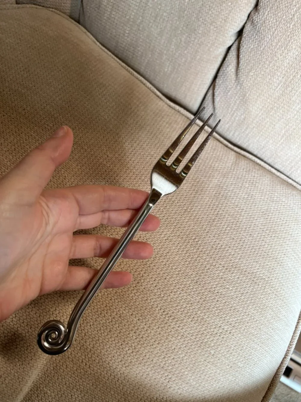 Pottery Barn Fiddlehead Fork (Treble Clef - PBN17 Pattern)
